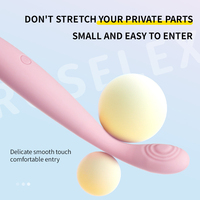 G-Punkt Vibrator weibliche Doppelkopf wiederauf ladbare starke Schock neckt Klitoris Stimulation Massage AV-Stick Masturbation sband