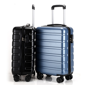 Lucky Club 20 pouces en cuir PC bagages valise universelle Spinner <span class=keywords><strong>roulette</strong></span> cadre en aluminium fermeture homme femme valise Options - Product Image 2