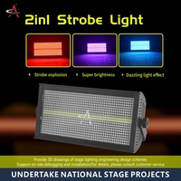 Panel LED Estroboscópico RGB Blanco 2 en 1 de 350W, Matriz de Píxeles DMX512, Activación por Voz, Flash de Color, Iluminación para Escenarios, Bares y Eventos