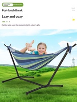 Support de hamac portable en acier inoxydable pour une personne, capacité de charge 350 kg, idéal pour le camping et les loisirs en extérieur, personnalisable pour l'export.