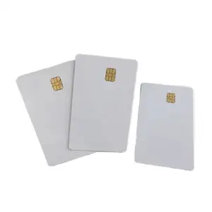 Meilleur prix fabricants de cartes Rfid Contact FM4442 Chip White Trading Smart Card