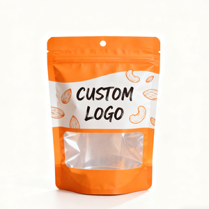 Bolsa con cierre hermético y logotipo personalizado, con capa delgada de aluminio a prueba de humedad para frutos secos y frutas. - Product Image 4