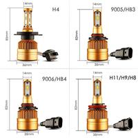 Ampoules LED pour voiture King Stars R6 H1 H3 H4 H7 H11 9005 9006 9012 pour phares universels, système d'éclairage automobile, accessoires de voiture