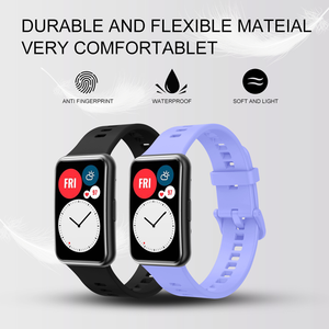 Reloj deportivo con <span class=keywords><strong>correa</strong></span> 2021, pulsera colorida, accesorios de repuesto, <span class=keywords><strong>Correa</strong></span> de silicona, <span class=keywords><strong>correa</strong></span> de reloj para <span class=keywords><strong>Huawei</strong></span> Watch <span class=keywords><strong>Fit</strong></span> - Product Image 2