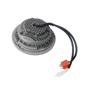 Kits de faros delanteros Halo de aluminio de 7 pulgadas Blanco Azul Ámbar Haz Alto y Bajo para JK <span class=keywords><strong>Lada</strong></span> <span class=keywords><strong>4x4</strong></span> <span class=keywords><strong>Urban</strong></span> Niva - Product Image 5