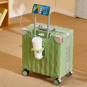 Valises de <span class=keywords><strong>voyage</strong></span> personnalisées de luxe pour enfants, mini valises rigides colorées de 18 pouces avec cadre en aluminium - Product Image 3