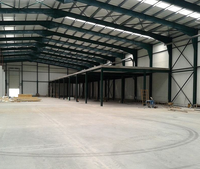 Almacén Modular Prefabricado Personalizado, Estructura de Acero Industrial Prefabricada, Taller