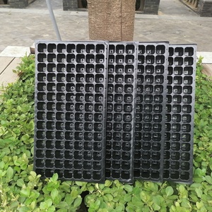 Plateau de semis en plastique PS/PET de couleur verte, blanche, noire, rouge, bleue, plateau de semis <span class=keywords><strong>pour</strong></span> fleurs, plateau de germination de graines - Product Image 2