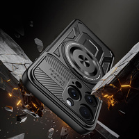 Coque de téléphone magnétique avec anneau rotatif et protection d'objectif pour iPhone 16 15 14 13 12 11 Pro Max