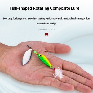 Señuelo de Pesca al por Mayor de Fábrica, 11g 18g, con Lentejuelas Giratorias de Plomo y Anzuelo, para Pescar Lubina de <span class=keywords><strong>Boca</strong></span> <span class=keywords><strong>Grande</strong></span> - Product Image 5