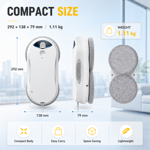 Electric Study <strong>Room</strong> Window <strong>Cleaning</strong> <strong>Robot</strong> for Ballpoint Pen Marks Smart Glass Cleaner Brushless Motor-Household Outdoor Use - Product Image 5