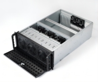 Boîtier Serveur Industriel OEM 4U 19 Pouces, Châssis Serveur d'Ordinateur IPC Montable en Rack avec 15 Emplacements pour Disque Dur