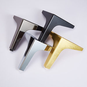 Chất lượng cao hiện đại <span class=keywords><strong>sofa</strong></span> Set với vàng chân bạc mạ crôm chân bàn ghế màu đen chân ghế y hình dạng chân - Product Image 3