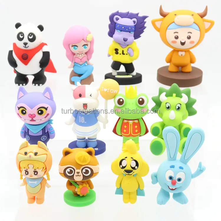 OEM ODM Mainan Figur Aksi & Mainan Kualitas Tinggi Pvc Plastik Kustom Mainan Figur Kartun Jepang Pvc Anime Mainan Action Figure