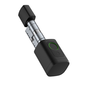 Yagu आसान इंस्टॉलेशन ट्यूया ऐप समायोज्य फिंगरप्रिंट कोड कुंजी स्मार्ट डोर सिलेंडर लॉक फिंगरप्रिंट पासकोड स्मार्ट लॉक - Product Image 6