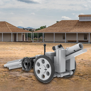 MOC5020 Série Militaires <span class=keywords><strong>WW2</strong></span> Canons d'infanterie de 155 mm Artillerie Briques de construction éducatives DIY Cadeaux créatifs Jouets pour enfants - Product Image 2