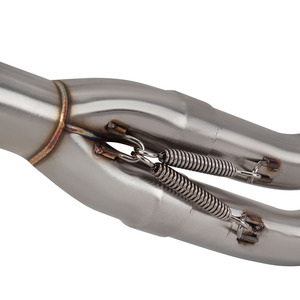 Colector de escape para motocicleta Honda, interfaz Original de acero inoxidable, tubo de enlace frontal, para Honda Transalp650 XL650V XL650 Transalp <span class=keywords><strong>XL</strong></span> <span class=keywords><strong>650</strong></span> <span class=keywords><strong>V</strong></span> - Product Image 3