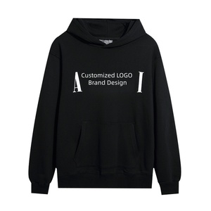 <span class=keywords><strong>Felpa</strong></span> Unisex Trendy <span class=keywords><strong>Ami</strong></span> Men con Logo IRI, Giacca con Effetto Schizzi d'Inchiostro e Graffiti, 100% Cotone Invernale - Product Image 4