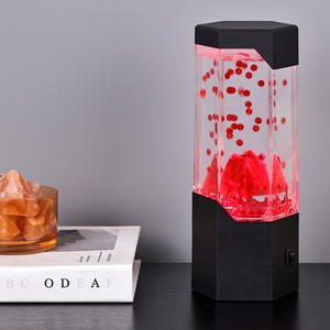 Nieuwigheid Usb Mini Desktop Decoratieve Nachtverlichting Vulkaan & Aquarium Tank Led Lampen Fabriek Direct - Product Image 4