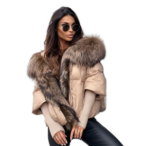 <span class=keywords><strong>Piumini</strong></span> in Offerta Speciale con Ampio Collo di Pelliccia, Cappotti <span class=keywords><strong>Invernali</strong></span> da Donna Stile Corto con Cappuccio - Product Image 1