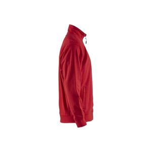 BLAKLADER - 337111585600XS <b>Sweatshirt</b> with full zip Red - EAN 7330509469613 <b>WORK</b> HOODIES - Product Image 5