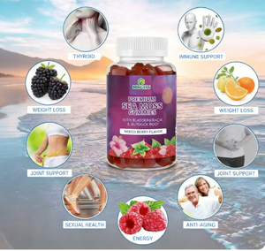 Gomitas de Musgo Irlandés, Alga Marina y Raíz de Bardana OEM/ODM, Suplemento Herbal para la Inmunidad, Digestión y Gestión de Energía - Product Image 5
