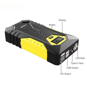 Arrancador de Baterías Portátil de Emergencia para Vehículos de 26800mAh y 12V, Banco de Energía y Arrancador de Coches - Product Image 1