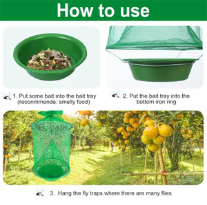 Piège à mouches automatique pour extérieur, attrape-mouches, frelons, guêpes jaunes, pour élevage en ferme - Product Image 2