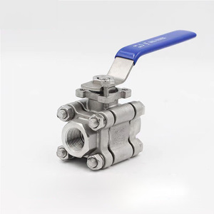 Venta Directa de Fábrica: Válvulas de Bola Manuales de Acero Inoxidable 1000 WOG de 3 Piezas con Rosca Hembra, Personalizables OEM para Agua - Product Image 4