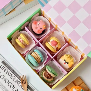 Emballage alimentaire de cadeau de biscuit de luxe personnalisé de forêts boîte d'emballage de papier de beignet de biscuit sucré avec échantillon gratuit de logo - Product Image 5