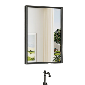 M.F. Espejo de Pared Rectangular con Borde Biselado de Aleación de Aluminio Contemporáneo, Personalizado para Escuelas, Modelo MF-AB-505 de INTERNATIONAL EXPORTS - Product Image 1