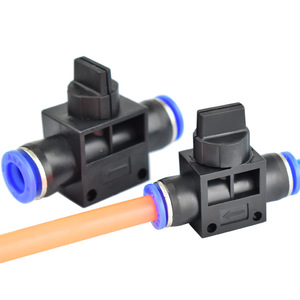 วาล์วแบบแมนนวล Hvff ขนาด 1/4 นิ้ว ทำจากพลาสติก สำหรับระบบลมในท่อ - Product Image 3
