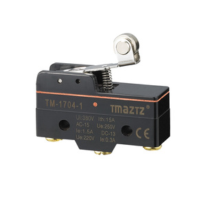 TM-1306-1 IP67 <span class=keywords><strong>Micro</strong></span> chuyển đổi với bản lề ngắn Con lăn LEVER CE phê duyệt trứng lồng ấp giới hạn chuyển đổi 15A max. Hiện tại - Product Image 5