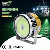 Prix de gros, haute qualité, IP65, 120W-400W, lumière de pêche LED en aluminium, vert cyan, lumières de pêche flottantes marines pour la pêche de nuit