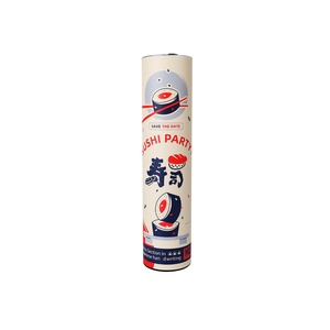 ESTICK Outils à <span class=keywords><strong>sushi</strong></span> Tubes en papier à ouverture facile avec couvercle Emballage cylindrique de qualité alimentaire - Product Image 2
