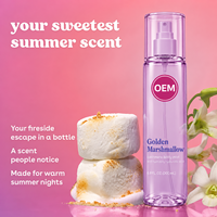 Brume corporelle hydratante légère et non collante au sucre vanillé et à la crème de marshmallow grillé pour femme 200ml