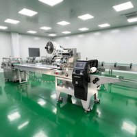 SZ-100 Automatische Horizontale Flow-Wrap-Verpackungslinie für Industrie und Gewerbe Effiziente Lebensmittelverpackungsmaschine für Süßigkeiten