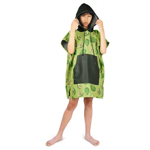 Kinderen Hooded Poncho Swim BeachTowel voor Meisjes & Jongens