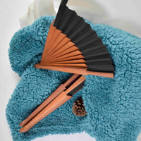 Éventail pliable portable en bambou peint sur mesure, cadeaux d'affaires, publicité, décoration intérieure, Nouvel An chinois, style antique