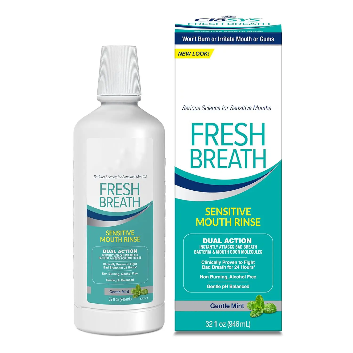 Hot selling Sensitive Mouthwash Gentle Mint Alcohol Free Dye Free pH Balanced Kill Germs for Mouthwash
