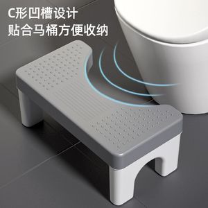 Taburete de Baño Azul de Plástico Antideslizante para Apoyo al Agacharse - Product Image 4