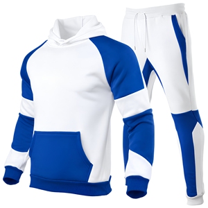 Conjunto deportivo personalizado OEM para hombre, pantalones deportivos de corte relajado con cremallera para marcas deportivas estadounidenses, suministro con MOQ bajo. - Product Image 1