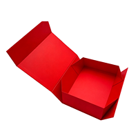 Boîte cadeau pliable sur mesure, noir mat, choix de plusieurs couleurs, laminage magnétique mat, biodégradable, respectueux de l'environnement