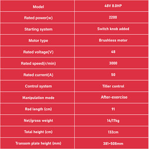 <span class=keywords><strong>Moteur</strong></span> hors-bord électrique sans balais 48V 8.0HP 2200W, <span class=keywords><strong>moteur</strong></span> de <span class=keywords><strong>bateau</strong></span> robuste avec commande à barre pour bateaux pneumatiques - <span class=keywords><strong>Moteur</strong></span> de <span class=keywords><strong>bateau</strong></span> - Product Image 3