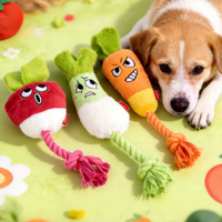 Fournisseur en gros de jouets pour chiens : cordes à mâcher personnalisées avec logo, peluches et jouets couineurs
