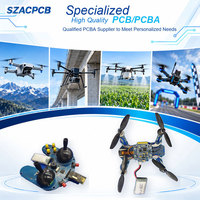 SZACPCB Contrôleur de drone industriel multicouche PCBA, carte de circuit imprimé 4-12 couches avec fichier Gerber et liste BOM, kits et pièces CKD