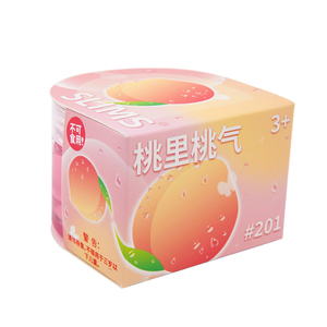 Encantadora masilla de cristal transparente de melocotón ecológico DIY Slime para niños - Product Image 3