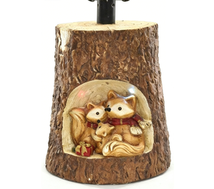 Supporto per Albero di Natale a Forma di Famiglia di Gufo, Base Decorativa Robusta Ideale per Creare un Magico Paesaggio Invernale nella Tua Stanza - Product Image 4