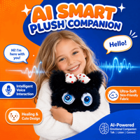 Animal en peluche interactif électrique Starry Blue Eyesmart, animal électronique certifié CE CPC, vente en gros