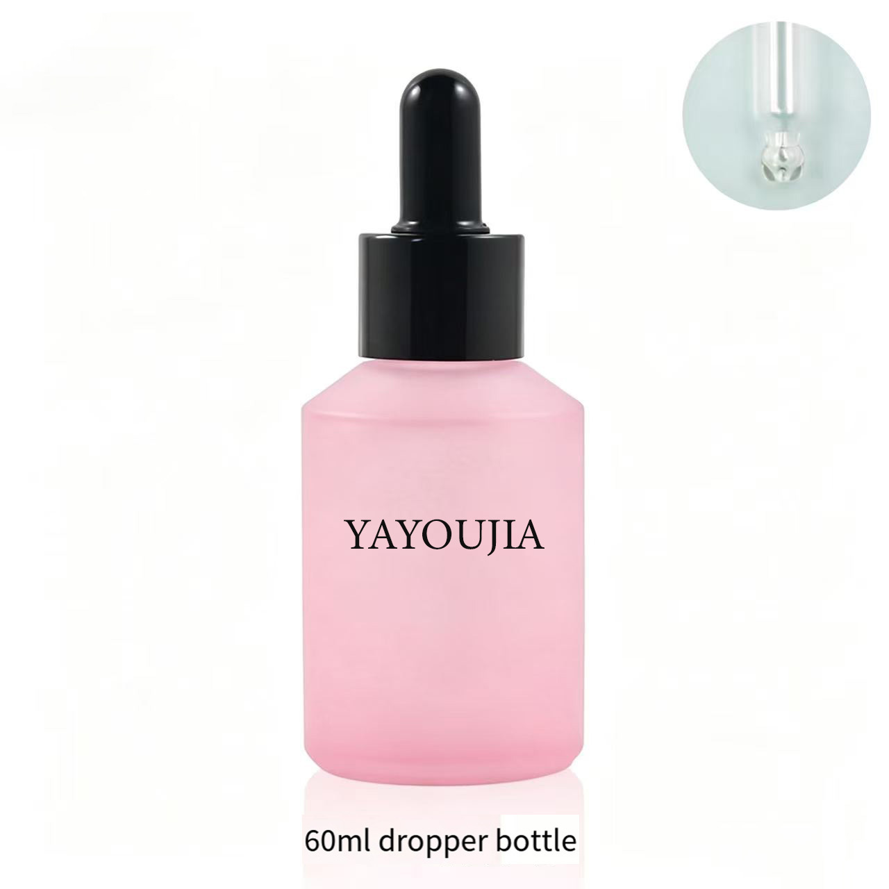 Pink matte bottle body